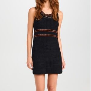 RE/DONE Crochet Mesh Dress